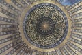 Hand-painted islamic tiles adorn the mosqueÃ¢â¬â¢s interior. Blue mosque image.